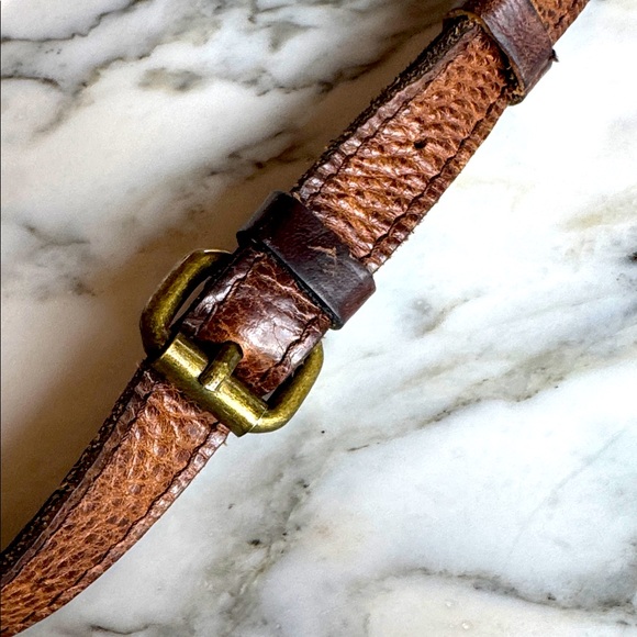 Patricia Nash Dark Brown VTG Leather Crossbody Bag - Picture 16 of 16